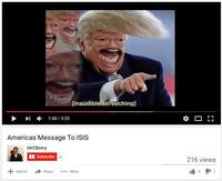 [inaudible screeching] ▶ ▶l 1:43 / 3:35 Americas Message To ISIS MrCBeery Subscribe 216 views Add toShareMore 14: タ11