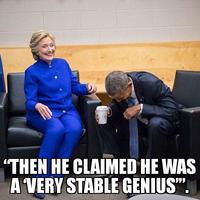 THEN HE CLAIMED HE WAS A VERY STABLE GENIUS"