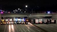 Man in Detroit Tries to Jump Off Overpass, Trucks Park Under Bridge to Break Off His Fall