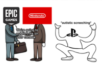 EPIC Nintendo GAMES autistic screeching* Were put fortnite on our console