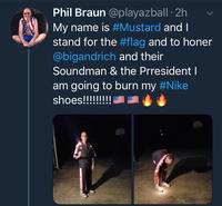 So apparently he's using stock photos for the burnt feet. Probably someone who's decent with stunts who faked a devastating injury for 15 minutes of fame.