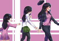 KuroeArt/Kuroe Prime is the artist.
"DeviantArt":https://www.deviantart.com/kuroeart/art/Three-Faces-of-Hanako-Katawa-Shoujo-756305930
"Twitter":https://twitter.com/kuroedrawsstuff/status/1022093925949952003