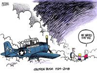 George Bush Memorial Comic by Marshall Ramsey