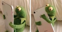 Kermit loves his phone