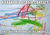 ALEXANDRIA OCASIO-CORTEZS FIRST BILLINTRODUCED TO CONGRESS