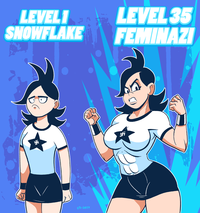 LEVELILEVEL35 SNOWFLAKE FEMINAZI cs-2019