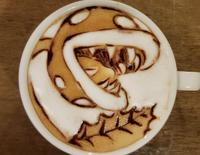 本日の暇カプチーノ、『パックンフラワー参戦！』。
