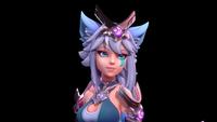 Io and her cute little anime fang