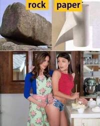 rock paper