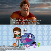 There is no Easter Bunny, there is no Tooth Fairy, elittlest and there is no good reason why this show was cancelled imgflip.com