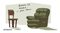damn, lil Mama you thice. tail-blazer'19