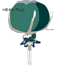 HEAD FULL many thought