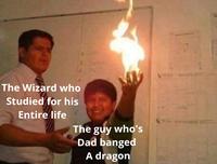 UOHNToan The Wizard who Studied for his Entire life The guy who's Dad banged A dragon