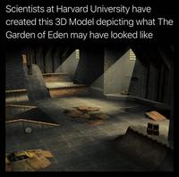 Scientists at Harvard University have created this 3D Model depicting what The Garden of Eden may have looked like