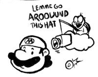 LEMME GO AROOUUND THIS HAT