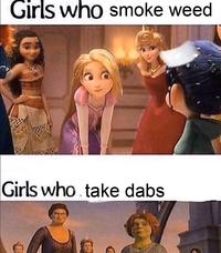 Girls Who Take Dabs