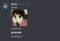 Micky 08/08/2019 WHH WHHHW wooow WHOOH** Cartoon Text Anime Font