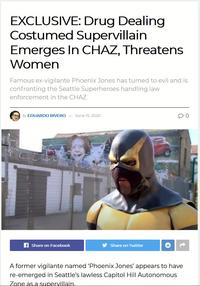 And you should _also_ note that the local CHAZ superheroes have condemned his actions.
<iframe width="560" height="315" src="https://www.youtube.com/embed/gDhGy5_9cQw" frameborder="0" allow="accelerometer; autoplay; encrypted-media; gyroscope; picture-in-picture" allowfullscreen></iframe>