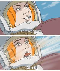 lam a genius! Oh no!