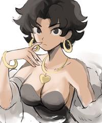 Betty boop in anime style