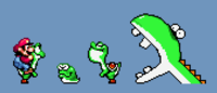 Beta Yoshi revamped sprites
