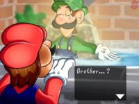 This picture was created by me.

Luigi has reunited with his Brother Mario.

L is real 2401