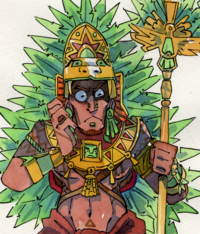 Montezuma. Aztec leader in Civ VI