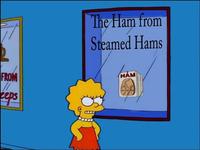 The Ham from Steamed Hams FROM HẢM eps Homer Simpson Cartoon Text Line