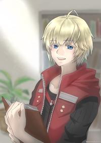 Shulk Enjoying a Book