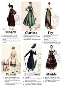 WORTH PARIS LUCRES Jrelly hal I50° Jur Mosk Cau k made peua dilk afterue 6201. l ardinal Vouh S TED DE DESS 894 89% Imogen Clarissa Fey • Expensive wine in a teacup Cats hiding in skirts and hat Fills up dancing card with fake Absinthe in a cordial glass Singing to birds at her window • Having a jolly time Secretly full of existential dread Straight liquor, but in a cut crystal goblet Fleet of tiny dogs all named Bonbon names Self-isolation is honestly a bit of Silently screaming all day Hasn't changed out of this gown since she put it on in February a relief RIS LONDRES with afteruo dseerg Lonty Combidaixo yor ovrume ar nith Hack lar ou pelicol fo max e 60° 900. arentelle. PRIERE BE RENTOTE Fannie 1009.J. Euphronia Maude Lemon water, sprig of mint One cat, practically married Embracing underthings only lifestyle Wanders around petting cat who is actually a possum Hip flask Animals are for those with actual Ran out of liquor last week Big dog that might be a wolf Hiding knives in her corset Jack London fangirl hearts and emotions Was prepared for this and told all it was going to happen The sight of daffodils makes her you cry