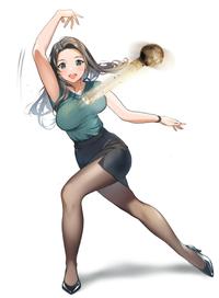 Anime Girl Throwing Crack Pipe