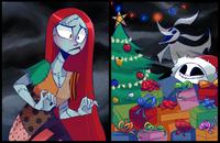 Sally explaining to Jack why he can't just take over Christmas.    Jack: