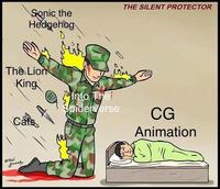 THE SILENT PROTECTOR Sonic the Hedgehog Thê Lion King Into Thei Spiderverse Cats CG Animation Ut kal garaby