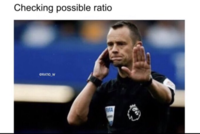 Checking possible ratio @RATIO_W FIFA Stuart Attwell Manchester City F.C. Finger Product Photograph Joint Wrist Gesture Display device Thumb