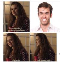 So you see, that's where the trouble began. @middleclassfancy That smile. That damned smile.