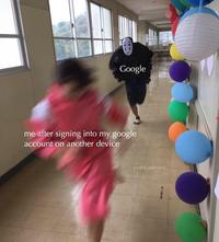 Google me after signing into my google account on another device a.valid_username