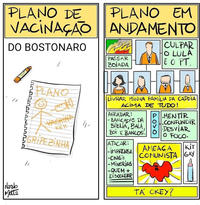 PLANO DE VACINAÇAO ANDAMENTO PLANO EM |CULPAR O LULA EO PT. DO BOSTONARO PASSAR BOIADA PLANO LIVRAR MINHA FAMÍLIA DA CADEIA ACİMA DE TUDO! VACHIN ÉGRIPEZINHA, AGRADAR: |- BANCADAS DA BieLIA, BALA, Boi E BANCOS. P MENTİR O H.CONFUNDİR DESVIAR O FOCO. ATACAR: |- IMPRENSA -ONG's |-MINORIAS -QUEM + DISCORDAR kiT AMEAGA COMUNISTA GAY Nando Metta TA OKEY?