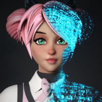 Codemiko Glitchy Hair