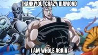 THANK YOU, CRAZY DIAMOND I AM WHOLE AGAIN Jean Pierre Polnareff Cloud Cartoon Sky Art Cg artwork