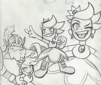 Captain Molasses Princess Charm Fan Art