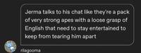 Jerma Talks To His Chat Like They're a Pack of Very Strong Apes