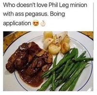 Who doesn't love Phil Leg minion with ass pegasus. Boing application