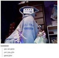 tookiebelle: yes i am game yes i play girls game girler