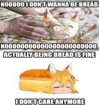 NO0000IDONTWANNA BE BREAD NO0000000000000000000000 ACTUALLY BEING BREADIS FINE ODONT CARE ANYMORE