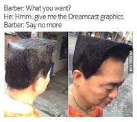 Gave him the Minecraft treatment