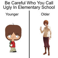 Be Careful Who You Call Ugly In Elementary School Younger Older