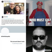 MovieBob Productions O @the_moviebob Nov 10 I for one am positively SHOCKED.. Inturnatio t7 2 O 164 Lindsay Ellis O @thelindsayellis WHO MUST GO? Replying to @the_moviebob @MxJoda and 4 oth this is honestly really inappropriate and creepy dude. a selfie at a con several years ago does not mean we are friends. also the fact that I have soft blocked you like six times and you always refollow is creepy. take the hint, and please leave me alone. @thelindsayellis This account doesn't exist Try searching for another. KAPWING