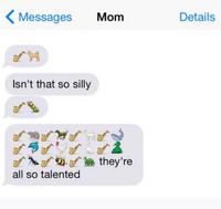 ( Messages Mom Details Isn't that so silly V D- they're all so talented