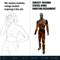 SUBJECT: FREEMAN STATUS: HIRED Me: studies anatomy, college student majoring in the arts AWAITING ASSIGNMENT 27 3 15 Q 11K 27 12.5K 404K 1 PA