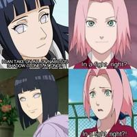 IGAN TAKE ONALL OF NARUTOS SHADOW GLONES ATIONCE! In a fight, right? In a fight, right?!